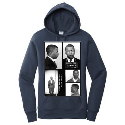 John Lewis Mug Shots Civil Rights Leader Women's Pullover Hoodie