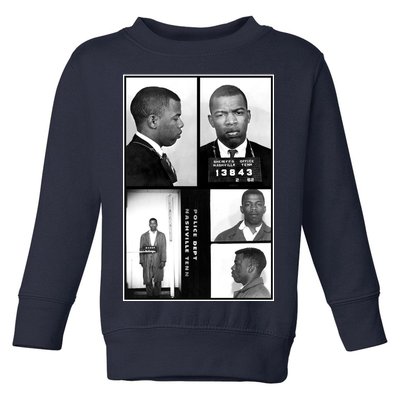 John Lewis Mug Shots Civil Rights Leader Toddler Sweatshirt