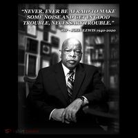 John Lewis Portrait Quote 1940-2020 Tribute Daily Commute Backpack
