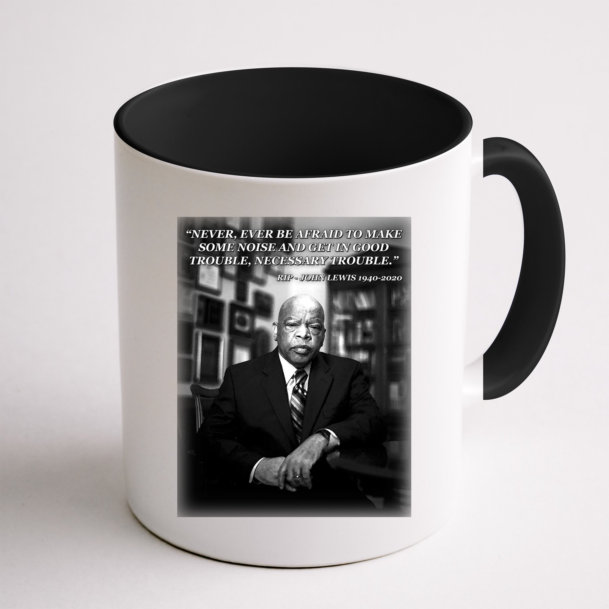 John Lewis Portrait Quote 1940-2020 Tribute Mug