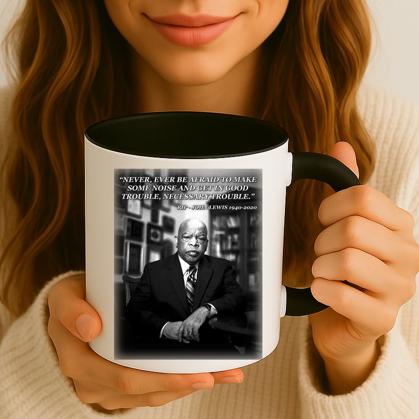 John Lewis Portrait Quote 1940-2020 Tribute Mug