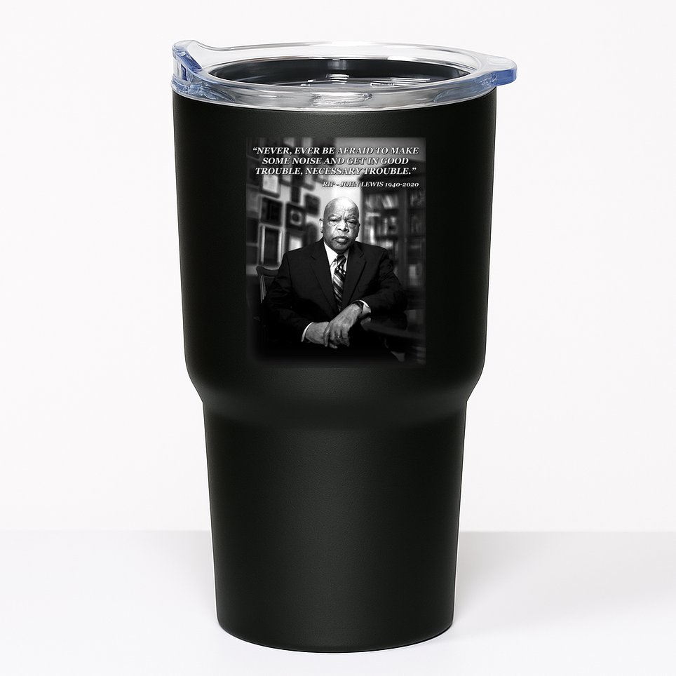 John Lewis Portrait Quote 1940-2020 Tribute Tumbler