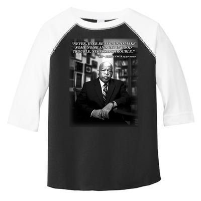 John Lewis Portrait Quote 1940-2020 Tribute Toddler Fine Jersey T-Shirt