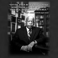 John Lewis Portrait Quote 1940-2020 Tribute Golf Towel