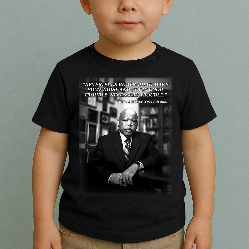 John Lewis Portrait Quote 1940-2020 Tribute Toddler T-Shirt