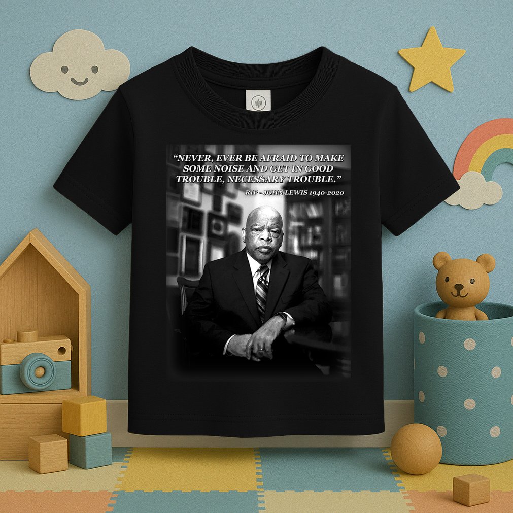 John Lewis Portrait Quote 1940-2020 Tribute Toddler T-Shirt