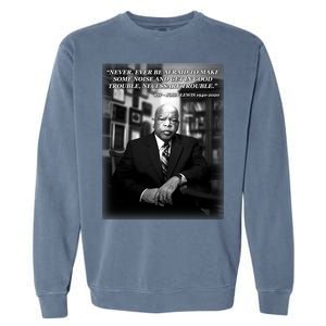 John Lewis Portrait Quote 1940-2020 Tribute Garment-Dyed Sweatshirt