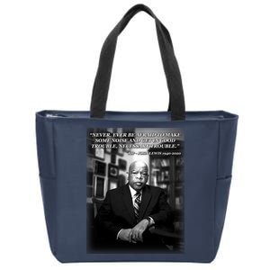 John Lewis Portrait Quote 1940-2020 Tribute Zip Tote Bag