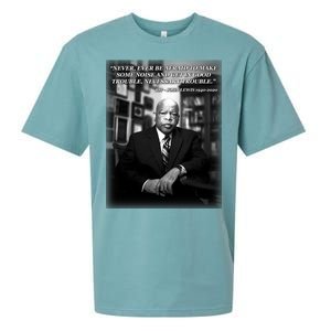 John Lewis Portrait Quote 1940-2020 Tribute Sueded Cloud Jersey T-Shirt