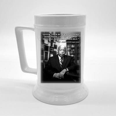 John Lewis Portrait Quote 1940-2020 Tribute Beer Stein