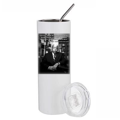 John Lewis Portrait Quote 1940-2020 Tribute Stainless Steel Tumbler