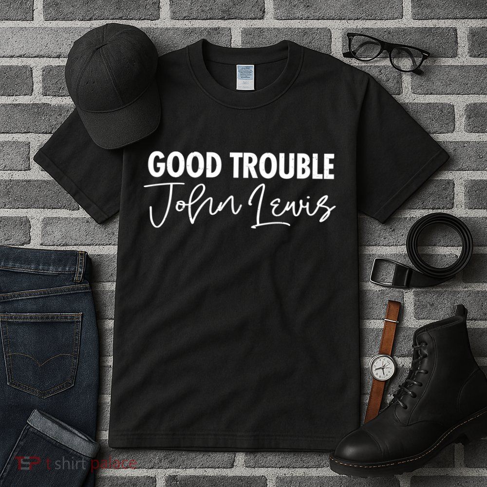 John Lewis Signature Tribute Good Trouble Tall T-Shirt