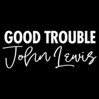 John Lewis Signature Tribute Good Trouble Drawstring Bag