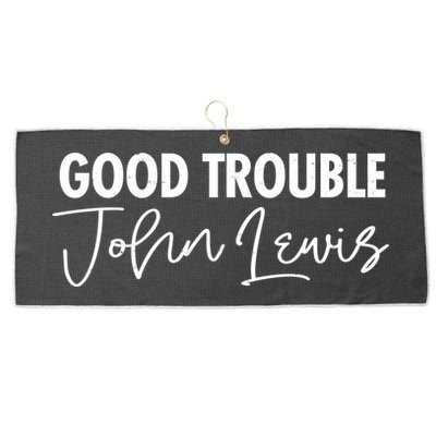 John Lewis Signature Tribute Good Trouble Large Microfiber Waffle Golf Towel