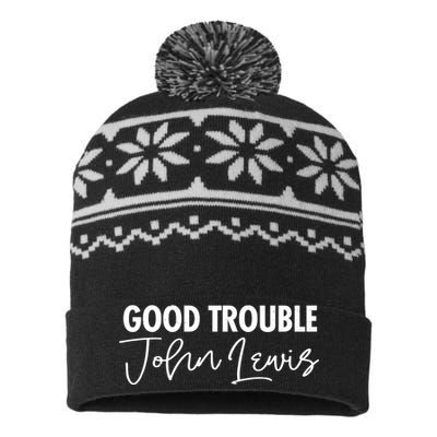 John Lewis Signature Tribute Good Trouble USA-Made Snowflake Beanie