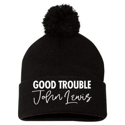 John Lewis Signature Tribute Good Trouble Pom Pom 12in Knit Beanie