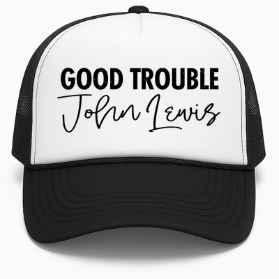 John Lewis Signature Tribute Good Trouble Trucker Hat