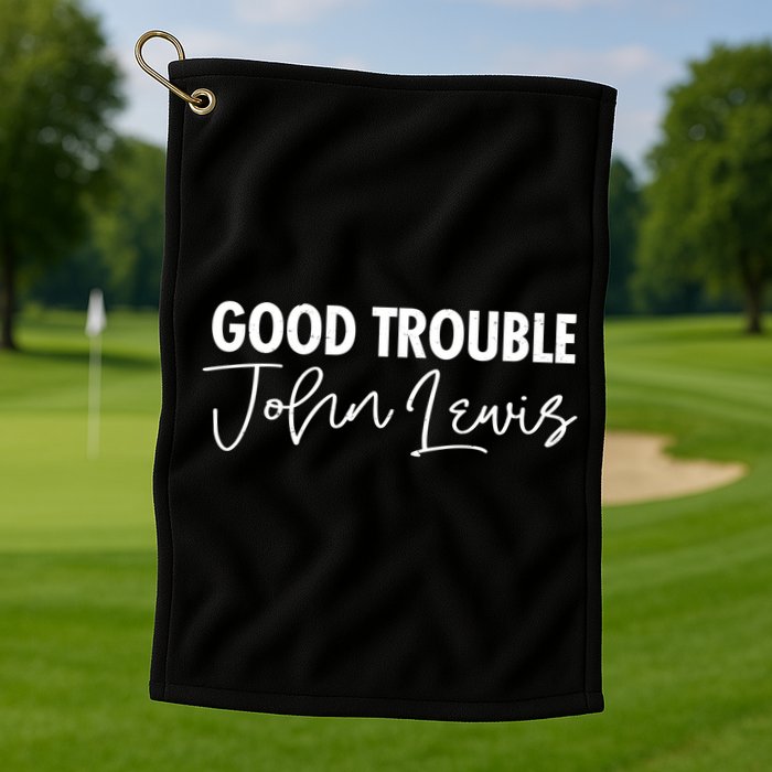John Lewis Signature Tribute Good Trouble Golf Towel