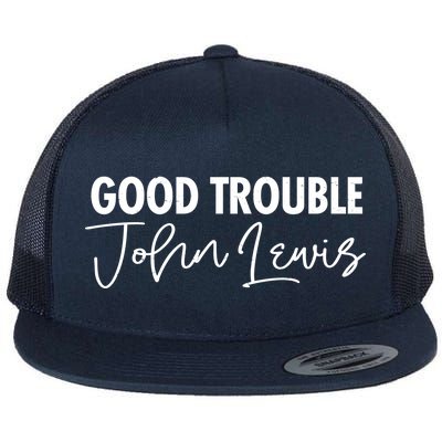 John Lewis Signature Tribute Good Trouble Flat Bill Trucker Hat