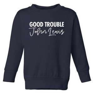 John Lewis Signature Tribute Good Trouble Toddler Sweatshirt