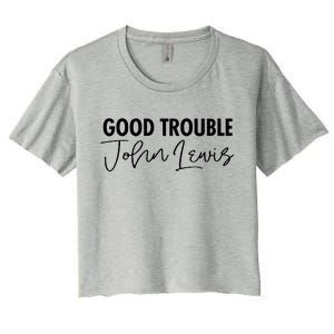 John Lewis Signature Tribute Good Trouble Women's Crop Top Tee