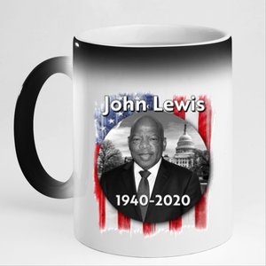 John Lewis Tribute 11oz Black Color Changing Mug