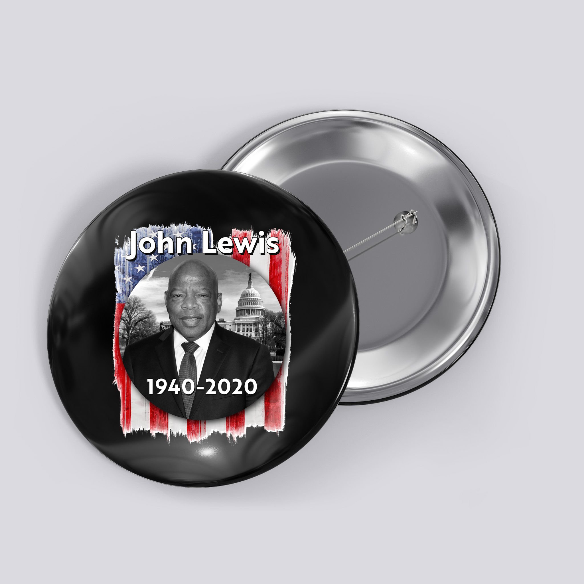 John Lewis Tribute Button
