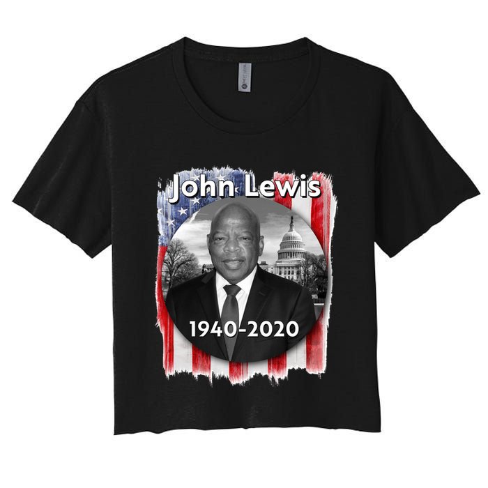 John Lewis Tribute Women's Crop Top Tee