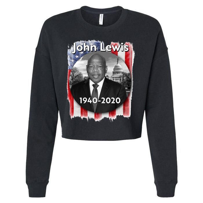 John Lewis Tribute Cropped Pullover Crew