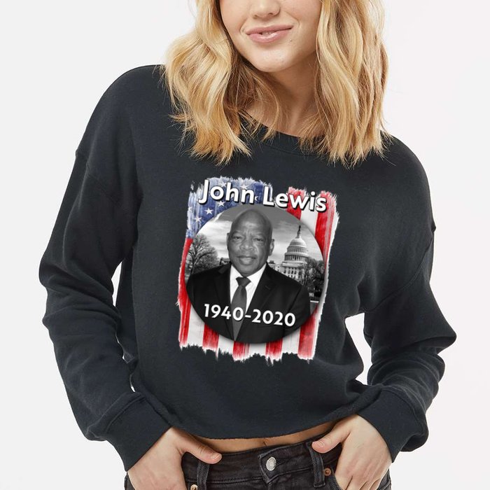 John Lewis Tribute Cropped Pullover Crew