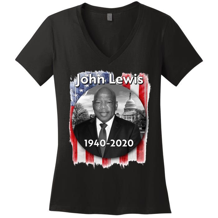 John Lewis Tribute Women's V-Neck T-Shirt