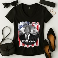 John Lewis Tribute Women's V-Neck T-Shirt