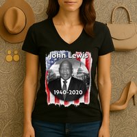 John Lewis Tribute Women's V-Neck T-Shirt