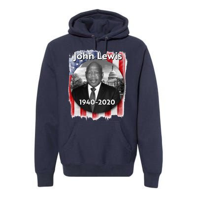 John Lewis Tribute Premium Hoodie