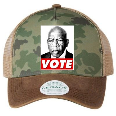 John Lewis Tribute Vote Poster Legacy Tie Dye Trucker Hat