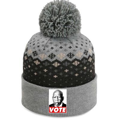 John Lewis Tribute Vote Poster The Baniff Cuffed Pom Beanie