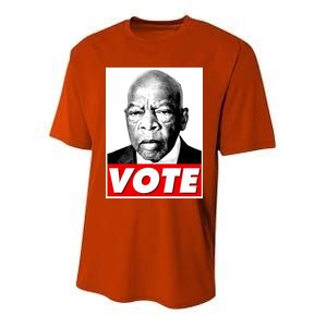 John Lewis Tribute Vote Poster Youth Performance Sprint T-Shirt