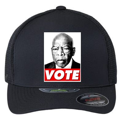 John Lewis Tribute Vote Poster Flexfit Unipanel Trucker Cap