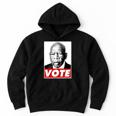 John Lewis Tribute Vote Poster Hoodie