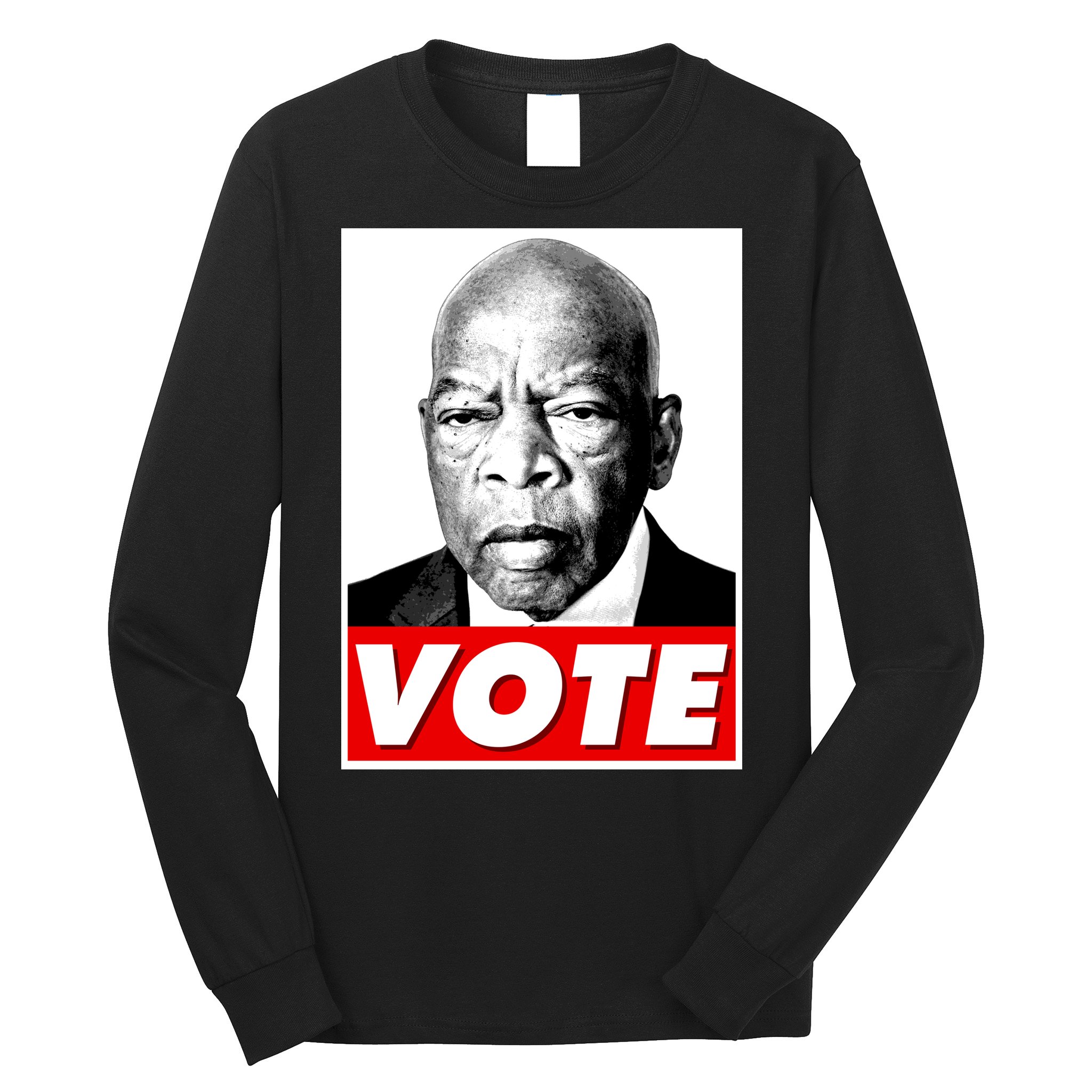 John Lewis Tribute Vote Poster Long Sleeve Shirt