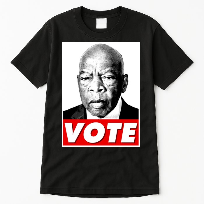 John Lewis Tribute Vote Poster Tall T-Shirt