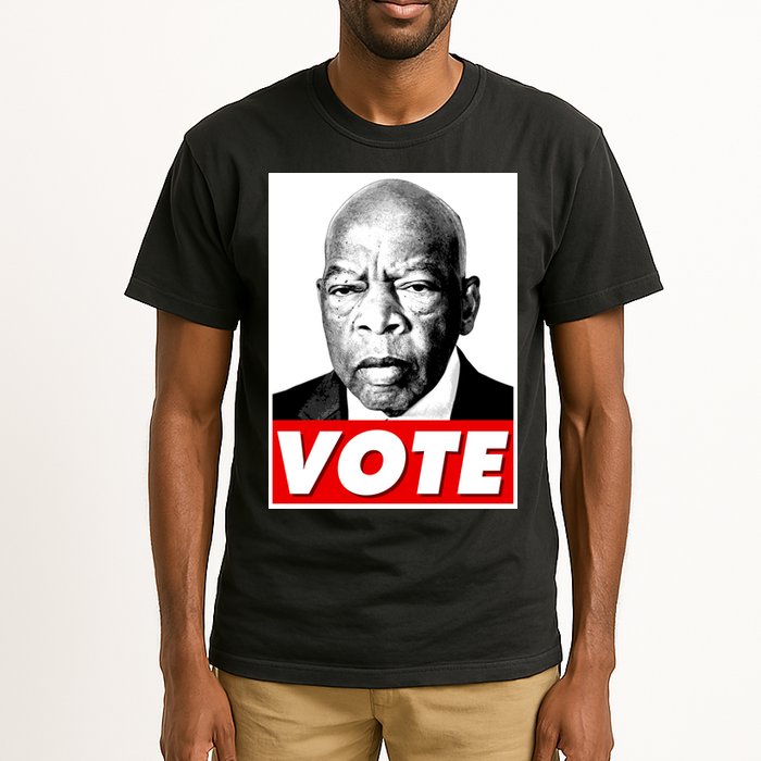 John Lewis Tribute Vote Poster Tall T-Shirt