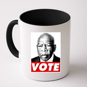 John Lewis Tribute Vote Poster Coffee Mug