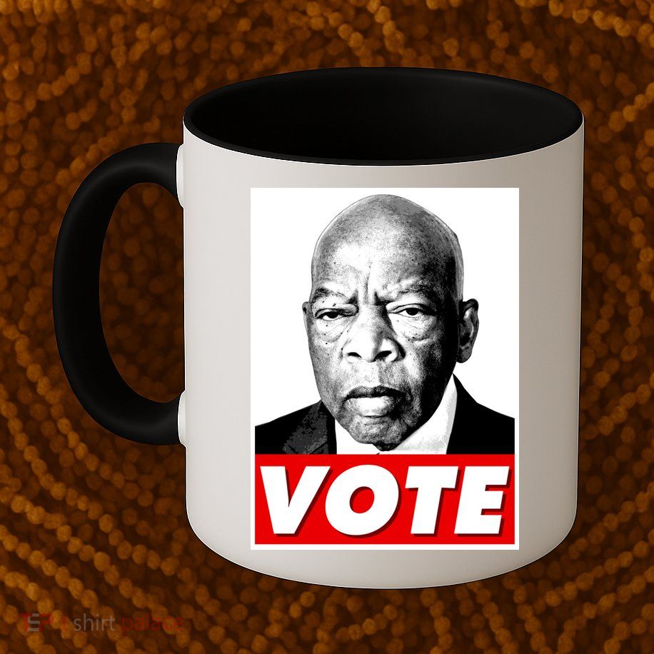 John Lewis Tribute Vote Poster Mug