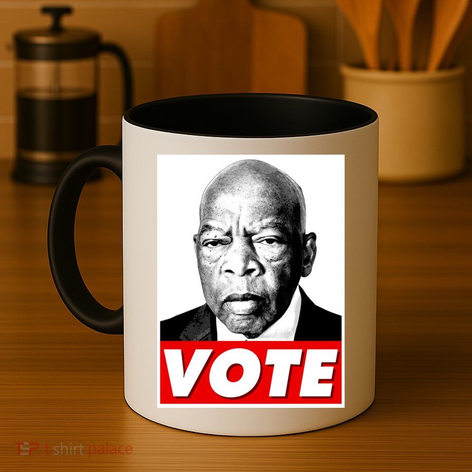John Lewis Tribute Vote Poster Mug