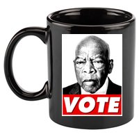 John Lewis Tribute Vote Poster 11oz C Handle Ceramic Mug