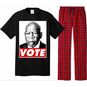 John Lewis Tribute Vote Poster Pajama Set