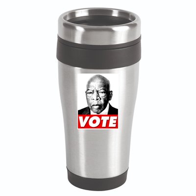 John Lewis Tribute Vote Poster 16oz Travel Tumbler