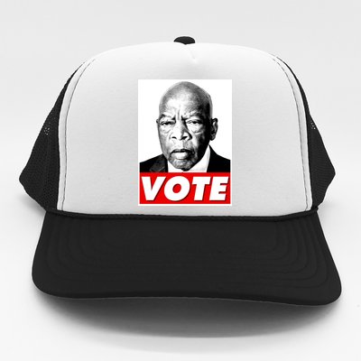 John Lewis Tribute Vote Poster Trucker Hat