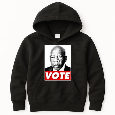 John Lewis Tribute Vote Poster Kids Hoodie